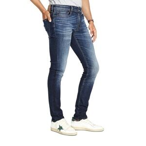 Buffalo David Bitton Skinny Max Men's Jeans in Medium Blue W30